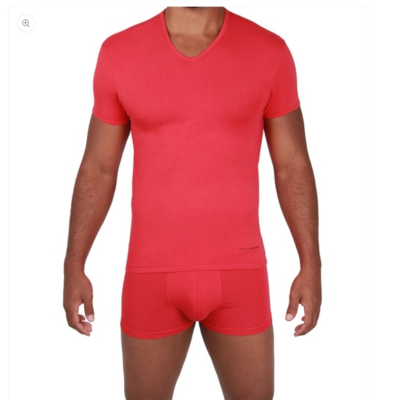 Pascal Morabito Undershirt Second-skin, Bamboo Comfort, Stylish NWT - Picture 2 of 4